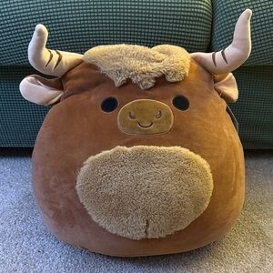 Squishmallow #1781 16” Marshall the Brown Cow